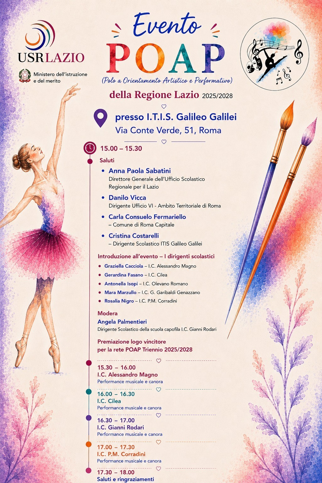 Evento POAP Regione Lazio 2025/2026