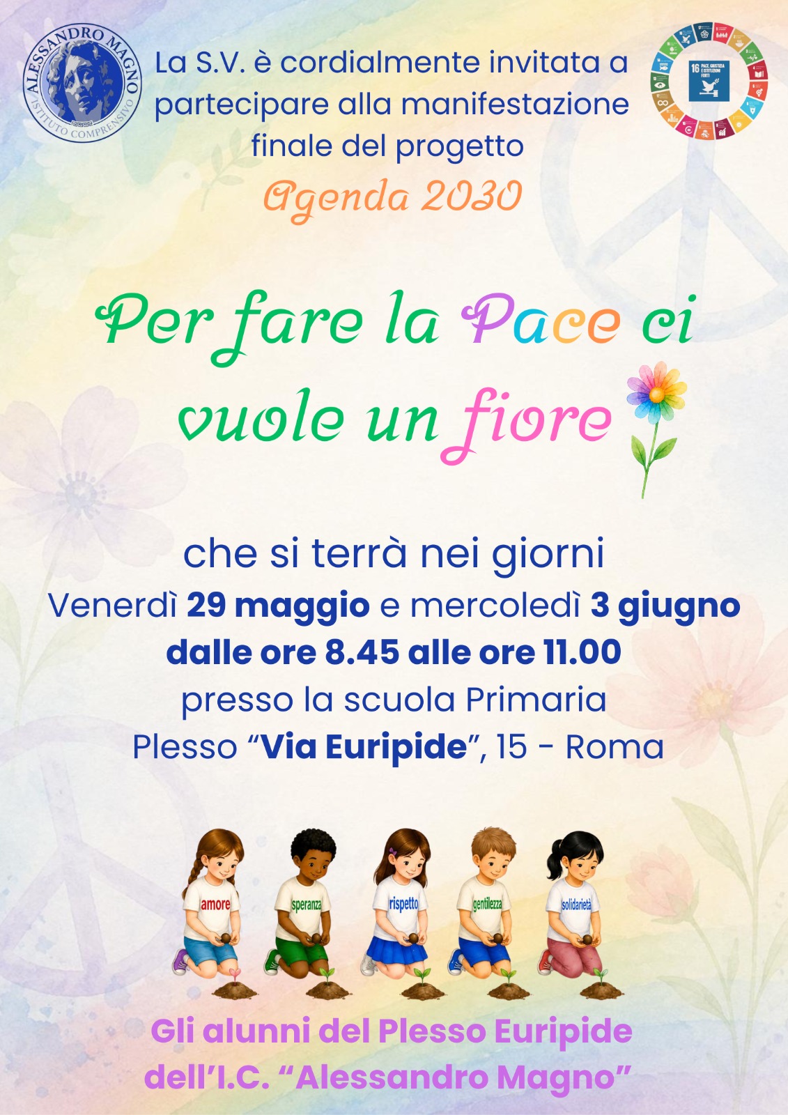 Manifestazioni di Fine Anno Plesso Via Euripide